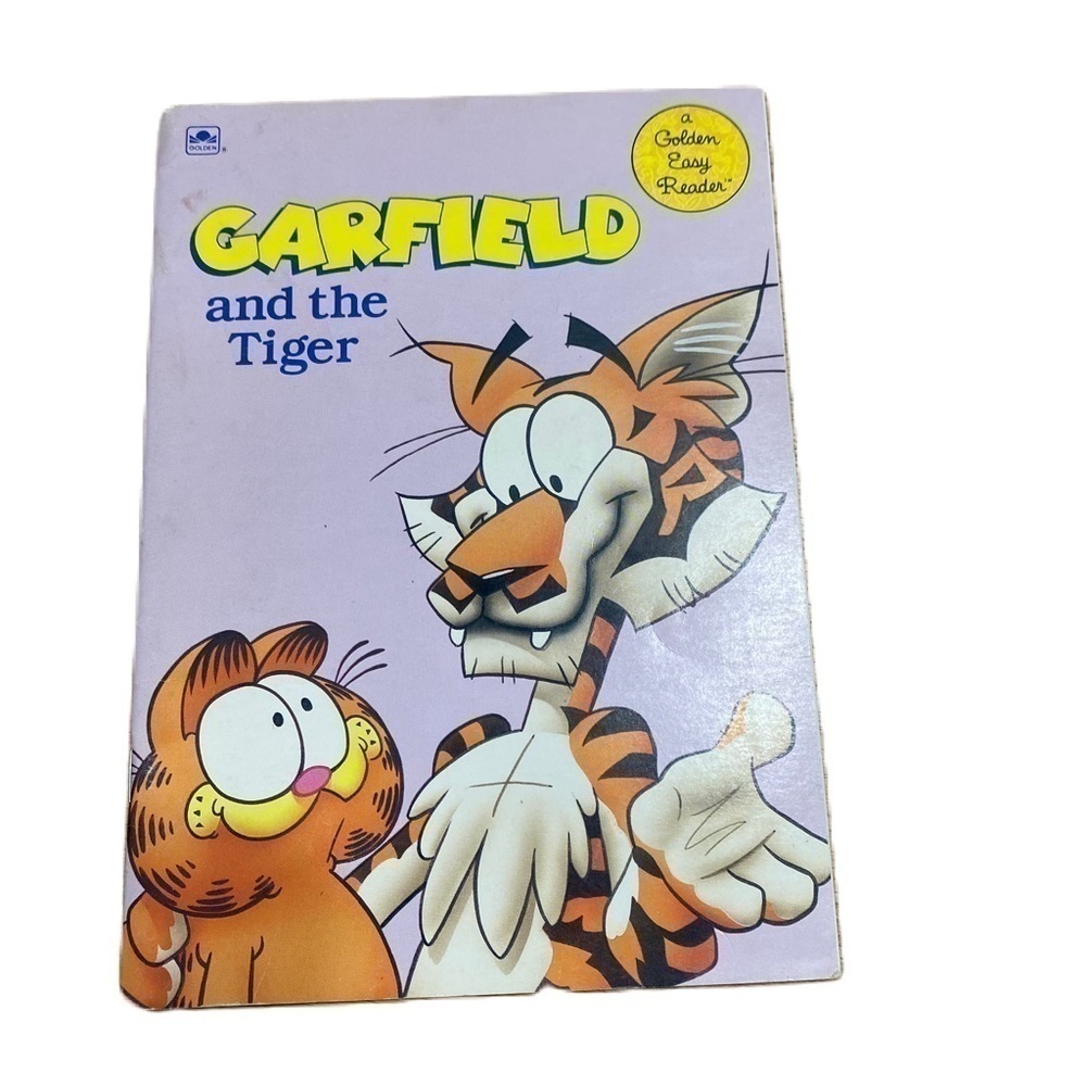 Garfield and the Tiger Book Vintage Golden Book